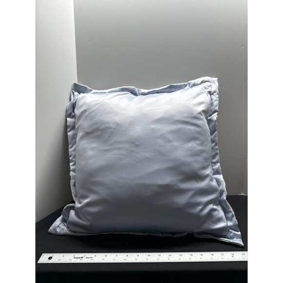 Nicole Miller Home Decorative Throw Pillow 20"x20" Polyester Fiber Silver Abstra - Picture 3 of 6